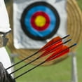 thumbnail image 5 of Uxcell Arrows Vanes 30 Pack 4 Inch Arrow Turkey Feather Left Wing Green for DIY Target Shooting, 5 of 6