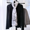 thumbnail image 3 of Wrapables Lightweight Vibrant Spring Chiffon Scarf, Gray Butterflies, 3 of 6