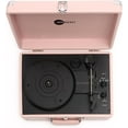 thumbnail image 2 of Arkrocket Curiosity Suitcase Bluetooth Turntable with Built-in Speakers, Pale Pink, 2 of 5