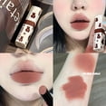 thumbnail image 4 of 1pc Waterproof Matte Coffee Brown Lipstick Moisturizing Long Lasting Not Easy To Fade Low Saturation Rose Pink Brown Lip Gloss, 4 of 5