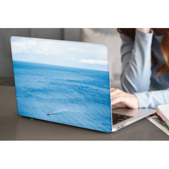 KSK KAISHEK Only Compatible Newest MacBook Pro 13 inchs Case Released Model A1706/A1708/A1989/A2159/A2251/A2289/A2338 M1, Plastic Protective Case Hard Cover + Black Keyboard Cover, Sky Series 0935