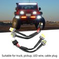 thumbnail image 4 of Headlight Splitter Wire, Heat  2PCS Headlight Wiring Harness Male To Female Heavy Duty  for Pickup for Cable Plug, 4 of 8