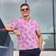 thumbnail image 4 of Balery Donuts Camisa Polo de Hombre con Estampado, de Manga Corta y Tejido Medio, Camisa Tipo Golf Polo-Medium, 4 of 6