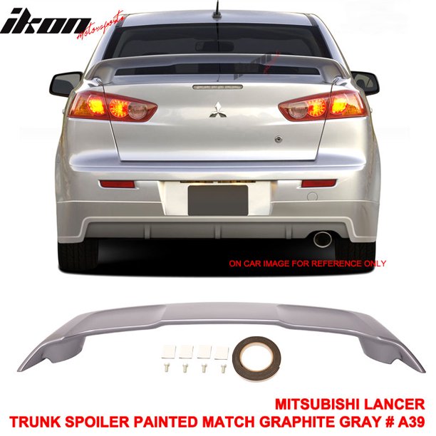 Compatible with 0815 Mitsubishi Lancer OE Factory Style Trunk Spoiler