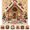 #A Gingerbread house, variant on Christmas Pearl Art Kits for Adults Pearl Diamond Art Diy Kits DIY Pearl Painting Kit for Beginners,7.87x7.87 Inch Gemstone Diamond Dots Beads Handmade Hanging Painting Kit for Home Wall Decor