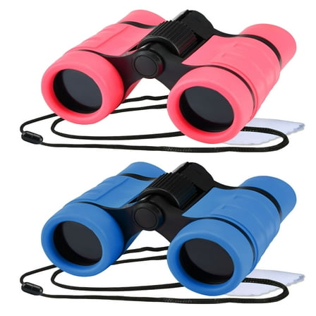 BESTSKY Kids Optics Shockproof Toy Binoculars, 2 Pack