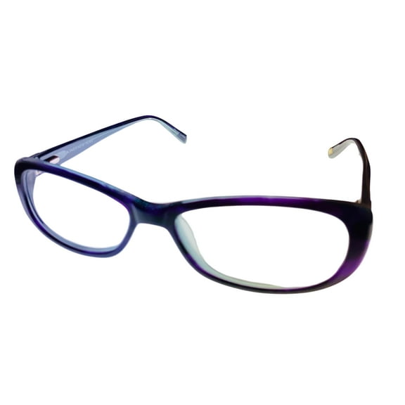 Jones New York Men Ophthalmic Rectangle Plastic Eyewear, J742 Purple 52mm