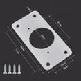 thumbnail image 4 of Lefu 10Pair Cabinet Hinge Repair Tool Plate Close Hinges Kitchen Cupboard Door Fixing, 4 of 9