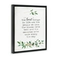 thumbnail image 2 of Stupell Industries The Best Things In Life Are People Plants Typography Jet Black Framed Floating Canvas Wall Art, 24x30, by Marla Rae, 2 of 5
