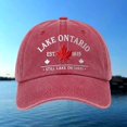 thumbnail image 4 of Lake Ontario Hat Unisex Lake Ontario Graphic Print Baseball Cap for Adults, Adjustable Dad Hat Casual Outdoor Wear, 4 of 4