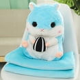 thumbnail image 4 of Calentador de manos de hámster de peluche 3 en 1, ratón de peluche con manta, juguetes de peluche suaves para niños, muñecas para niñas, regalo de cumpleaños y Navidad, 40cm, 4 of 5