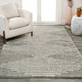 thumbnail image 4 of JONATHAN Y MOROCCAN HYPE 8 x 10 Area Rug, Elm Diamond Stripe Geometric Shag - Gray/Ivory, MOH408B-8, 4 of 8