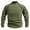 Army Green#01, variant on Handshe Men's Stand Up Collar Winter Velvet Loose Oversized Long Sleeved Pullover Hoodie - No - Hood Sweatshirt for Men