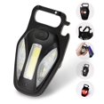 thumbnail image 2 of HLONK 2000LM Rechargeable Key Chain Flashlights  Portable Mini Light Magnetic Work Light 3 Modes with Folding Bracket for Walking Camping Repairing Christmas Gift  Black, 2 of 6