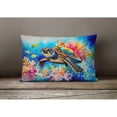 thumbnail image 3 of Loggerhead Sea Turtle Throw Pillow 12 in x 16 in, 3 of 4