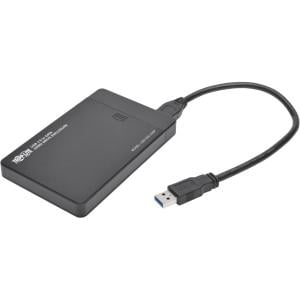 Tripp Lite USB 3.0 SuperSpeed External Hard Drive Enclosure SATA UASP 2.5in - 1 x Total Bay - 1 x 2.5