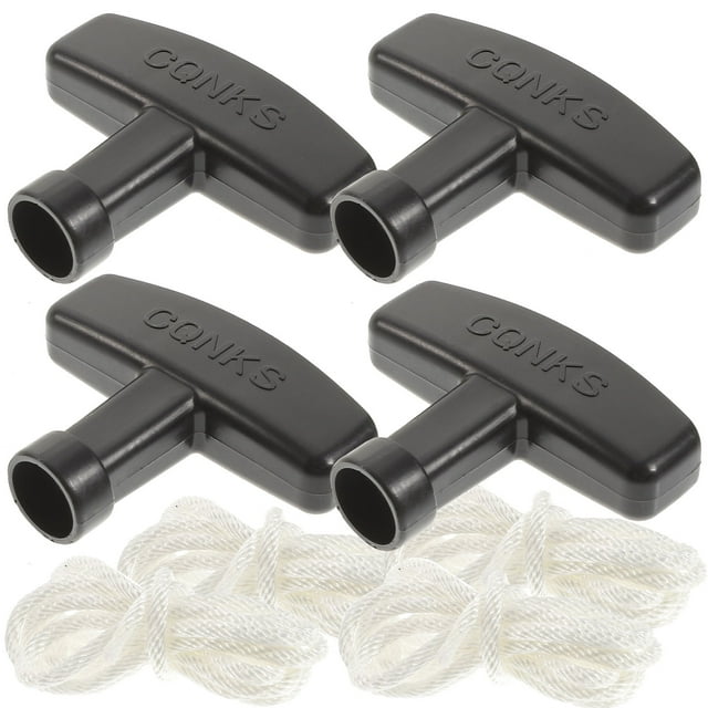 SHISUYAN Lawnmower Pull Cord Replacement Nylon 4Set 7.00X5.30X1.70in For Homeowners Outdoor Use