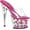 Clear/Hot Pink Flowers, variant on Women's Pleaser Adore 701FL