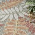 thumbnail image 6 of Nourison Home Aloha 5'3" x 7'5" Ivory Rose Modern Rug, 6 of 9