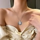 thumbnail image 3 of Teissuly Pendant Necklace Women's Colorful Crystal Firebird Necklace Teissuly WER202401274894, 3 of 3