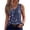 Blue, variant on Kixjoy V Neck Tops for Women Sleeveless Vacation Tank Tops Basic Loose Fit Pleated Blouse Trendy Casual Soft Womens Summer Tops, Wine S