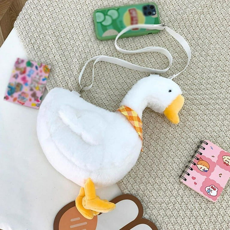 Cute Plush Duck Shoulder Bag