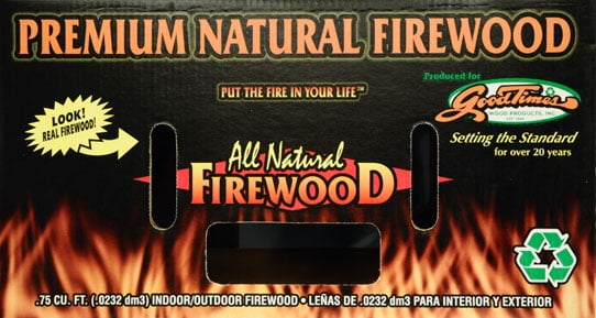 Goodtimes Premium All Natural Firewood for Indoor and Outdoor Use