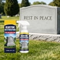 thumbnail image 5 of Headstone Restoration Cleaning Spray,Professional Stain, Moss and Dirt Remover for Tombstones, Floors,Roofs, Gentle on Stone Engravings, 5 of 6