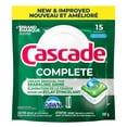 thumbnail image 2 of Cascade Complete Action Pacs, Détergent pour Lave-Vaisselle, Frais 15 Unités, 2 of 15