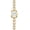 Gold, variant on Elegant Gold Watches for Women Dress Bracelet Watch Square Dainty Ladies Quartz Watches Stainless Steel Bracelet Waterproof Vintage Small Gold Wrist Watch