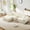 White, variant on Aukfa 109" Modular Cloud Sectional Sofa with L-Shape Chaise, Corduroy Upholstered Deep Seat Couch, Left Facing Chaise, No Assembly Boneless Sofa for Living Room/Bedroom/Apartment, Green