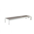 thumbnail image 4 of Pangea Home David 9 Pièces Moderne Aluminium Patio Salle à Manger Ensemble en Blanc/gris, 4 of 20