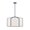 Black, variant on Crystorama Lighting - Carlyn - 6 Light Chandelier In Modern And Contemporary