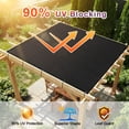 thumbnail image 2 of Jane Stone 90% Shade Fabric Sun Shade Cloth with Grommets,3'X6' Pergola Replacement Shade Cover Canopy for Garden Outdoor Patio,Black (We Make Custom Size), 2 of 8
