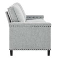 thumbnail image 2 of Modway Ashton Upholstered Fabric Sofa in Light Gray, 2 of 8