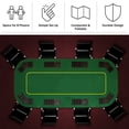 thumbnail image 5 of Trademark Poker Table Top - 80-inch Foldable Card Mat for up to 8 Players, 5 of 9