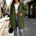 thumbnail image 2 of QQZ 2026 Fall Long Zip Up Hoodie Jacket Coat For Women, Oversized Full Zip Long Sweatshirt For Women, 2 of 9