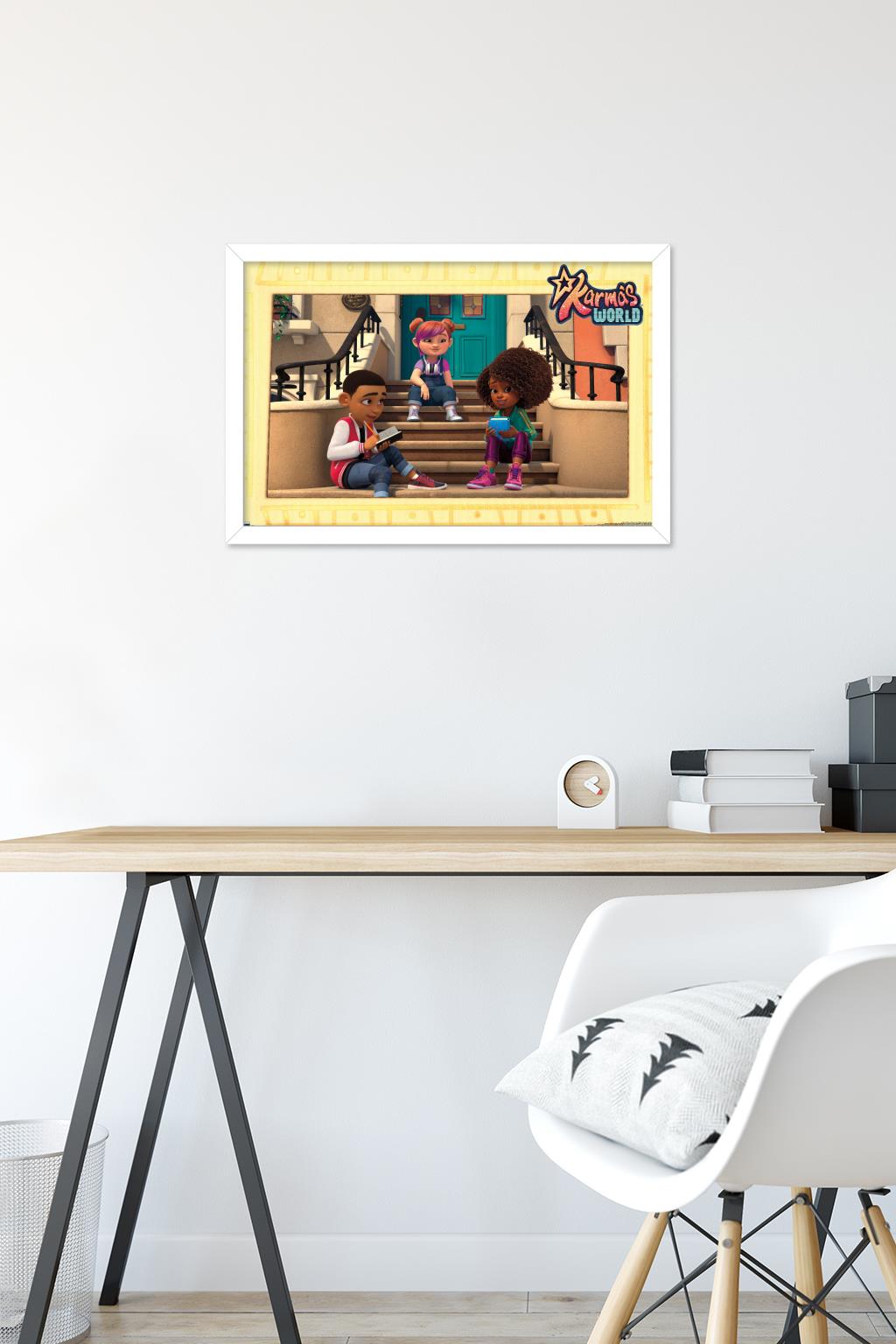 Karma's World - Group Wall Poster, 14.725" x 22.375" Framed