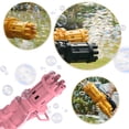 thumbnail image 2 of Bubble Making Machine Kids Plastic Bubble Maker Outdoor Party Electric Bubbler Children Toy, Pink, 2 of 9