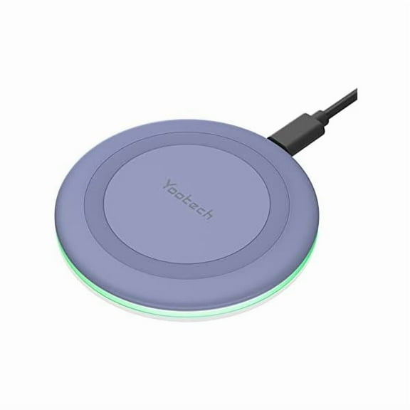 FU1999 Wireless Charger,10W Max Fast Wireless Charging Pad Compatible with iPhone 16e/16/16 Plus/16 Pro Max/15/14/13/SE 2022/12/11/X/8,Samsung Galaxy S22/S21/S20,for AirPods Pro 2(No AC Adapter)