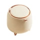 thumbnail image 5 of Wosthever Cubo de basura de escritorio de aspecto limpio y funcionamiento para baño Cubo de oficina de colores frescos modernos Oro de leche 2Conjunto, 5 of 6