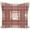 Taupe/Rust, variant on Simply Daisy 16" x 16" Big Bad Plaid Geometric Print Pillow