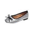 thumbnail image 3 of YOUYEDIAN Loafers for Women Fashion Low Block Heel Bow Deco Casual Diamond Quilted Flats Comfy Versatile Square Toe Dress Ballet Shoes, 3 of 5
