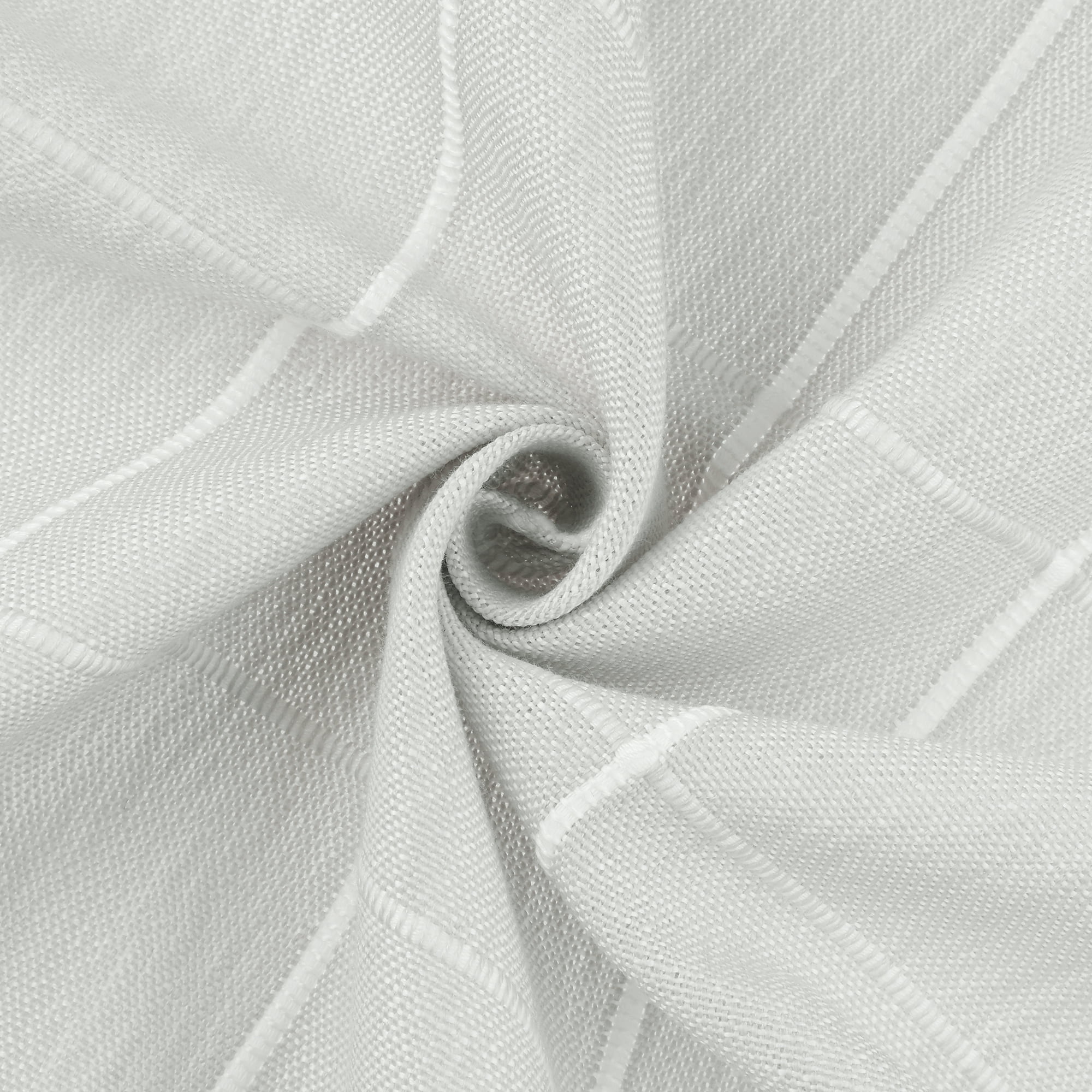 Unique Bargains Rustic Tablecloth Cotton Linen Waterproof Table Cover with Tassels, Pink Grey 55"x55"