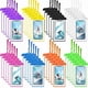 thumbnail image 1 of wonima02 40 Pack Universal Clear Waterproof Phone Pouch Cell Phone Pouch Dry Bag Waterproof Cases Bag with Lanyard for Outdoor Sport Water Games Protect, up to 7 Inches(Multicolor), 1 of 1