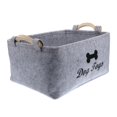 thumbnail image 4 of YOPTOP Pet Toy and Accessory Storage Bin Felt Basket Chest Organizer Container,Grey,39x27x18cm, 4 of 6