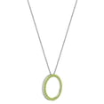 thumbnail image 2 of Dazzlingrock Collection Round Peridot Open Eternity Circle of Life Pendant for Women (Color Green, Clarity Moderately Included) in 14K White Gold, 2 of 4