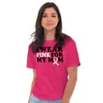 thumbnail image 4 of I Wear Pink For My Mom Support Men's Graphic T Shirt Tees Brisco Brands L, 4 of 6