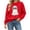 Red A, variant on Enjoytime Oversized Sweatshirts for Women Halloween Sweatshirt Print Crewneck Fall Winter Outfits Pullover Shirts Tops Fashion Clothes 2025