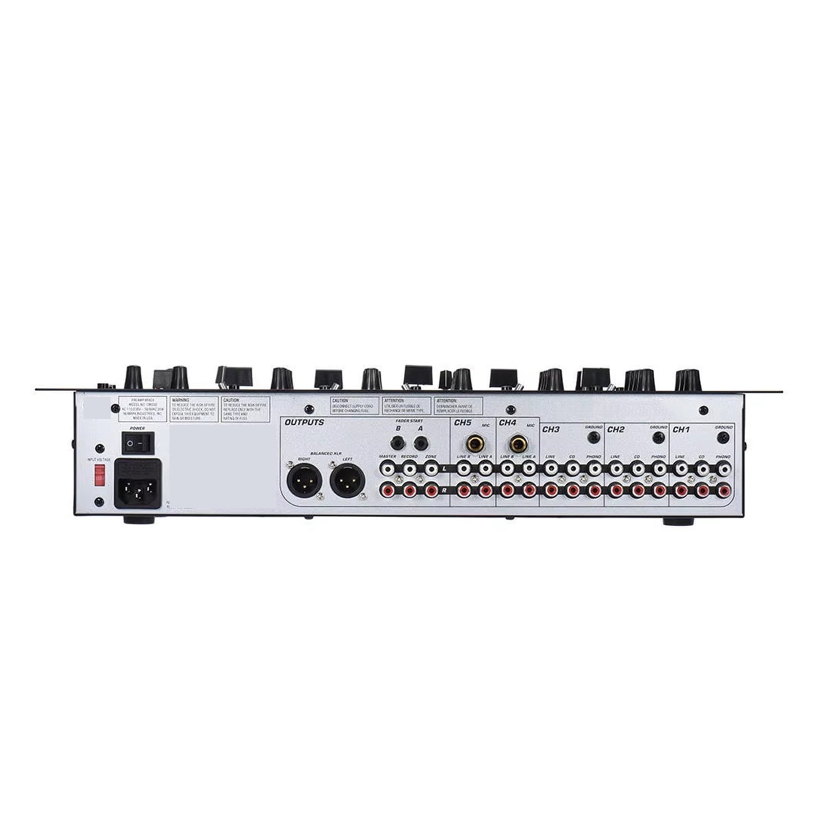 Professional Sound Mixer with Amplifier Integrated Sound Equalizer Mixing Console Dj Eequipment ,Bass & Treble Control